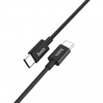 USB D.CABLE HOCO X23 cable (черный) 1 метр (Type-C -Type-C)