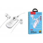 Bluetooth-наушники E52 Euphony wireless audio receiver earphone HOCO белая